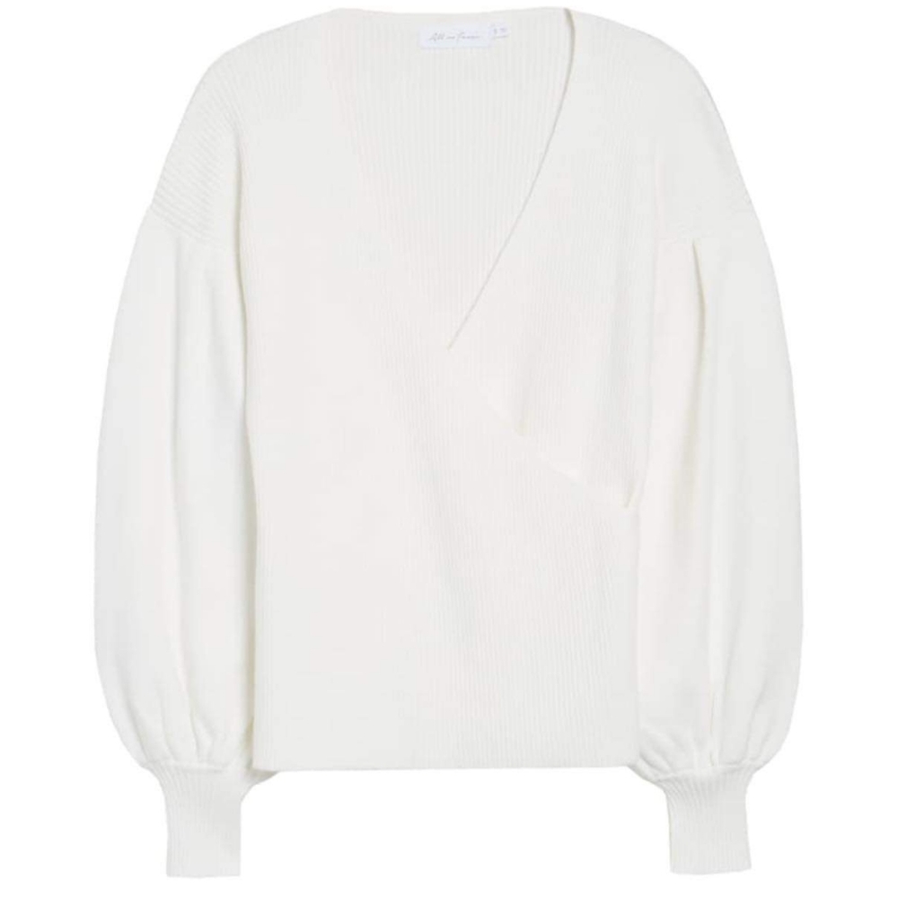💥❗Year End SALE $20 All in Favor Bishop Sleeve Ribbed Sweater❗💥 - Picture 5 of 7
